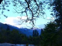 The mountains surrounding the Paro Valley