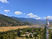 Paro Valley below the Dzong