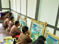 Painting school in Thimphu - a large school where the classic arts are studied and mastered