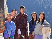 family at Cliffside Selkardra (retreat monastery) - celebrating Buddha descent day