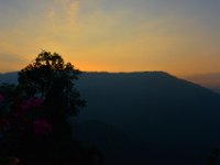 sunset from the tea estate