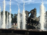 Fountain outside Kremlin