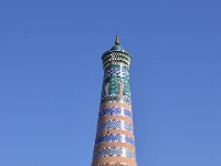 Khiva - still eyeing up the Jummi Minaret. As the day rolls on it seems to be getting higher.
