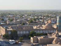 Khiva - view of our hotel from the top of the Jummi Minaret