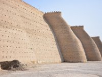 Bukhara - fortification walls for the Ark Fortress