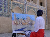 Bukhara - artist at work